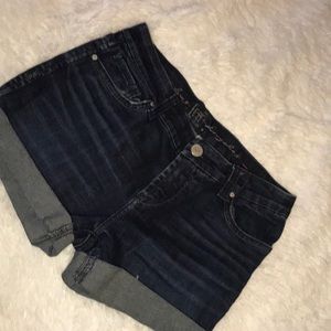 Dark Jean shorts